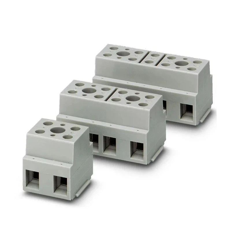 Phoenix Contact G 10/2 Series Terminal Block, 2-Way, 0.5 mm² to 16 mm² Wire, 57A Screw Termination 2716703