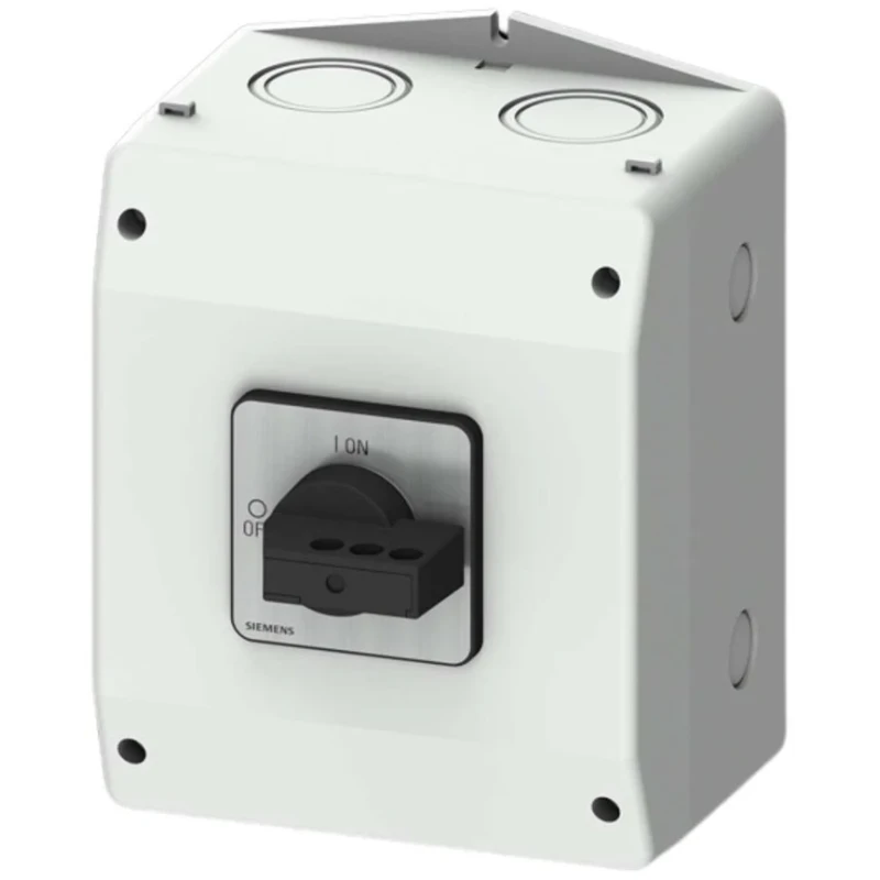 Siemens Switch Disconnector 3-Pole Enclosed 63A RK5 Mechanical Fuse Size 3LD2585-2GP21