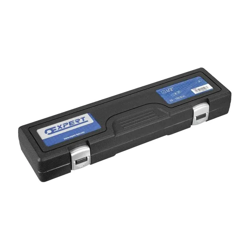 Expert by Facom Click Torque Wrench, Adjustable, 20 To 100 Nm, 1/2 in Square Drive, 400mm Length E100107