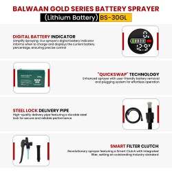 Balwaan BS-30GL Gold Series Double Motor Battery Sprayer MTAK-BA-SP-5590