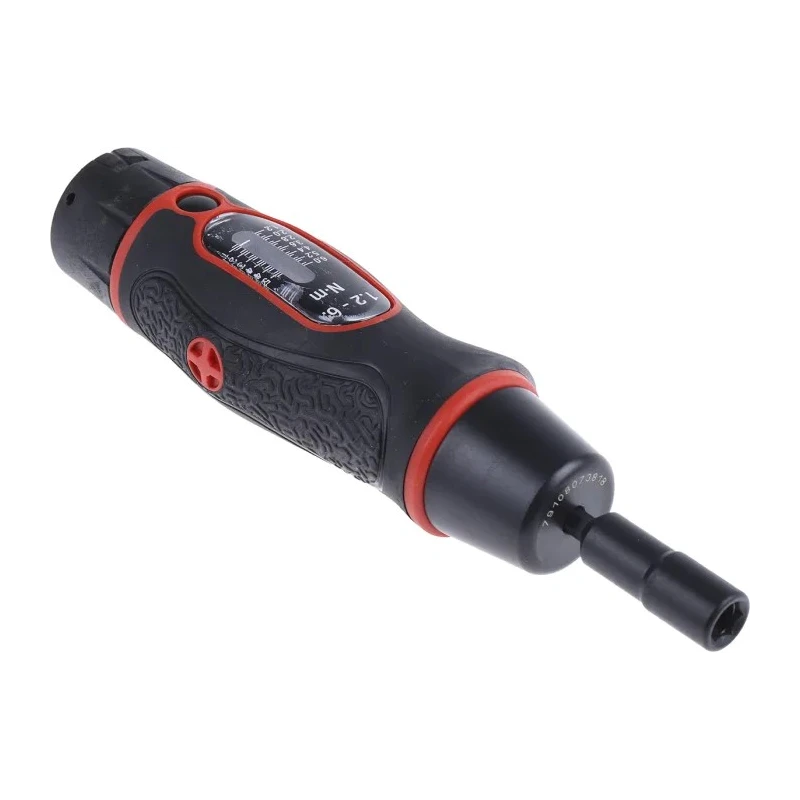 Norbar Torque Tools Adjustable Torque Screwdriver 1.2 to 6 Nm, 1/4 in Drive, Soft Grip Handle, Bi-Material, RSCAL 13852
