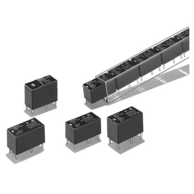 Omron PCB Power Relay, DPST Contact Configuration, 5V DC Coil Voltage, 5A Switching Current, Silver Alloy G6B-2214P-US DC5