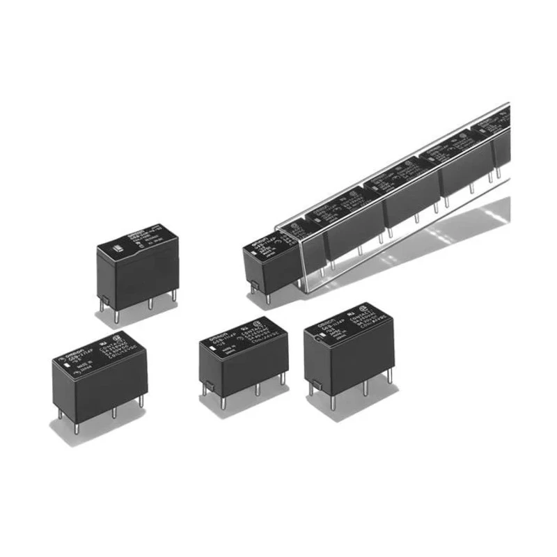 Omron PCB Power Relay, DPST Contact Configuration, 5V DC Coil Voltage, 5A Switching Current, Silver Alloy G6B-2214P-US DC5