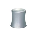 Elma Potentiometer Knob 18 mm Outside Diameter Silver, 6 mm Shaft Diameter K1-SH-S60