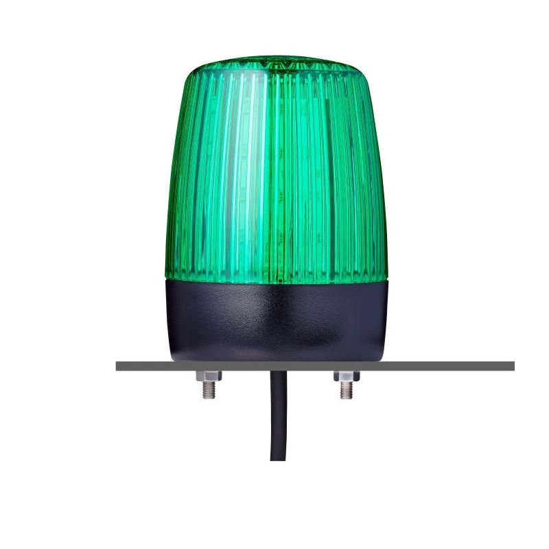 AUER Signal Green LED Beacon PCH Series, Flashing/Steady Light, 240V AC, Horizontal Tube Mount, IP67, IP69 860506313
