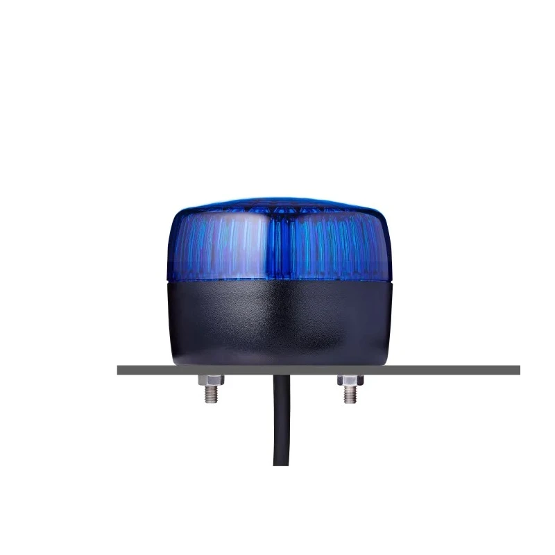 AUER Signal LED Beacon PCL Series Blue Lens 240V Steady and Flashing IP69, IP67 861505313