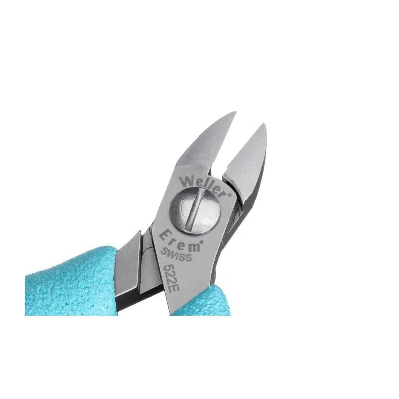 Weller Erem Flush ESD Safe Side Cutter Steel Jaw 10mm Jaw Width 115mm Overall Length 522E