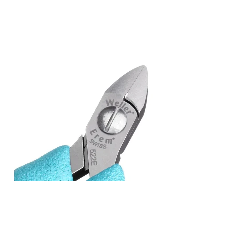 Weller Erem Flush ESD Safe Side Cutter Steel Jaw 10mm Jaw Width 115mm Overall Length 522E