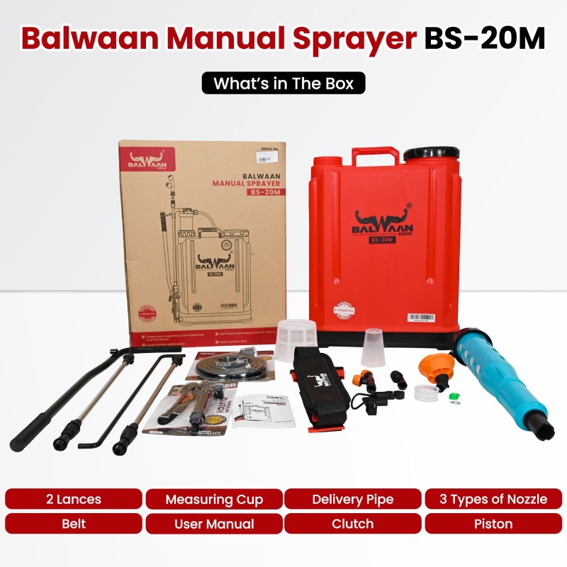 Balwaan BS-20M Manual Sprayer MTAK-MA-SP-5595