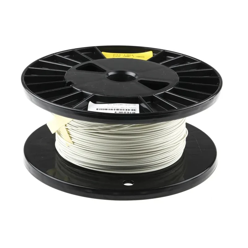 TE Connectivity 100 g Series White Harsh Environment Wire Polymer 100 m 125°C Operating Temperature 100G0111-1.50-9