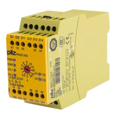 Pilz Safety Relay PNOZ XV2, 24V DC, 2 Safety Contacts, 1 Auxiliary Contact, 4.5W Power Consumption 774500
