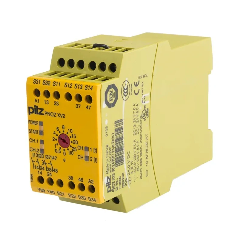 Pilz Safety Relay PNOZ XV2, 24V DC, 2 Safety Contacts, 1 Auxiliary Contact, 4.5W Power Consumption 774500