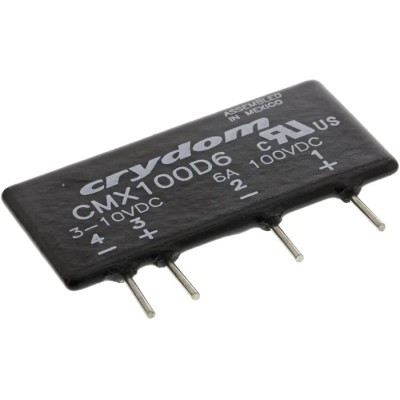 Crydom CMOS Series Solid State Relay 6 A Load PCB Mount 100 V Load 10V DC Control CMX100D6