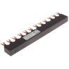 Siemens SIRIUS 3 Phase Busbar 690 V Rated Operational Voltage 63 A Current Rating 45 mm Pitch 3RV1915-1CB