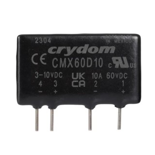 Crydom CMX Series Solid State Relay 10 A Load, PCB Mount, 60 V DC Load, 10 V DC Control CMX60D10