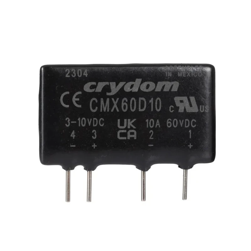 Crydom CMX Series Solid State Relay 10 A Load, PCB Mount, 60 V DC Load, 10 V DC Control CMX60D10