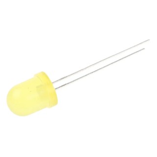 Kingbright 2.5 V Yellow LED 8 mm Through Hole Round Diffused Lens L-793YD
