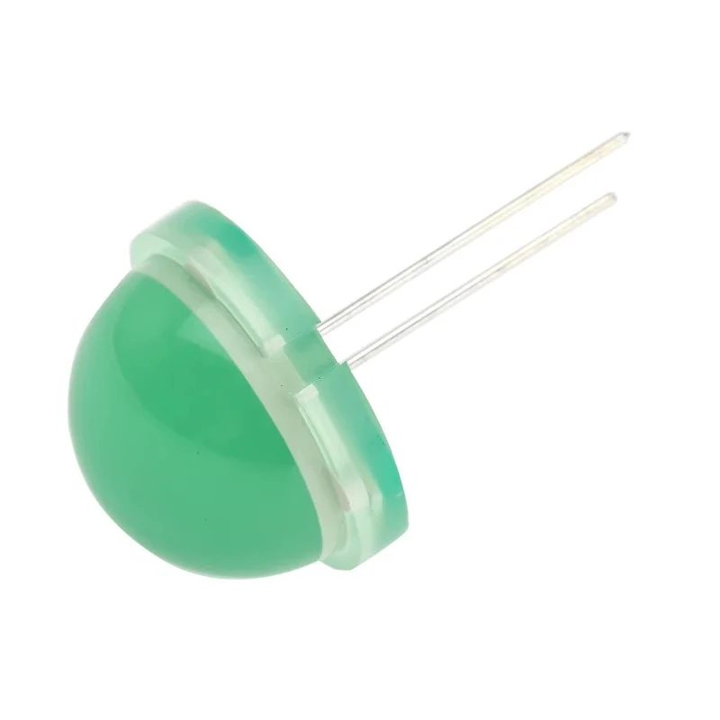 Kingbright 8 V Green 20 mm Through Hole Round Diffused Lens LED BIG LAMP DLC2/6GD