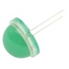 Kingbright 8 V Green 20 mm Through Hole Round Diffused Lens LED BIG LAMP DLC2/6GD