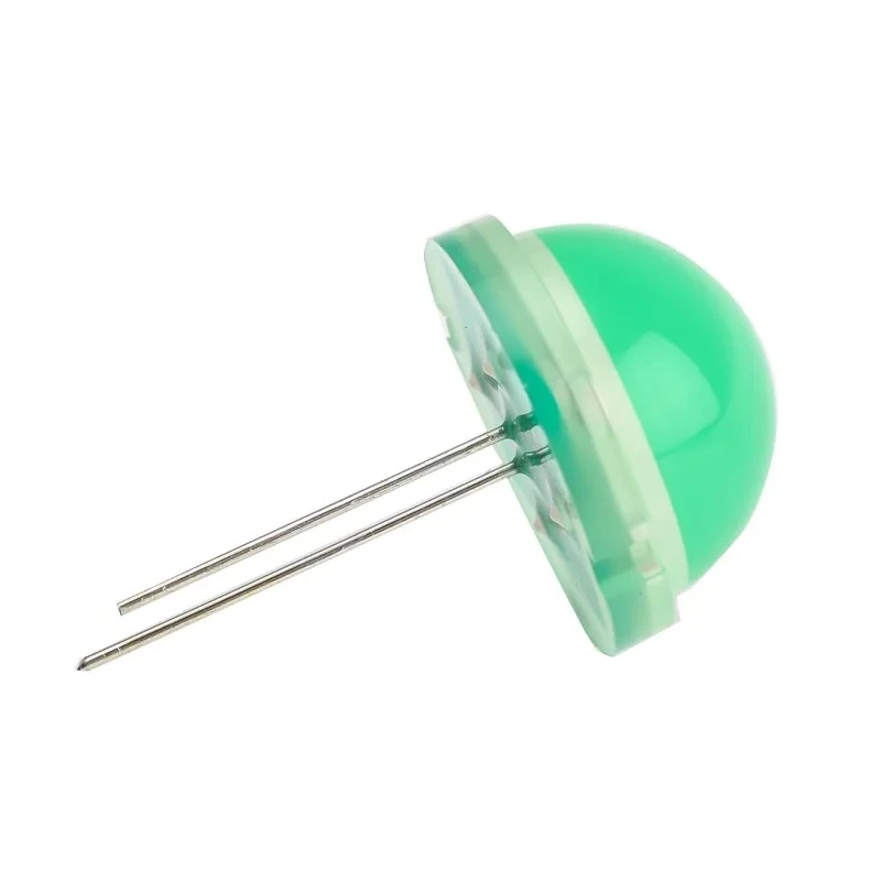 Kingbright 8 V Green 20 mm Through Hole Round Diffused Lens LED BIG LAMP DLC2/6GD