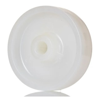 LAG White Polyamide Trolley Wheel, 175 kg Load Capacity, 100mm Diameter, 30mm Width, Model 4022