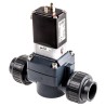 Burkert Solenoid Valve, 2 Port, NC, DN 15 to 50, 240V AC, PVC Body, 6 bar Max Pressure, Flow Factor Kv 14m³/h 050946
