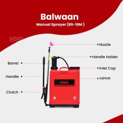 Balwaan BS-16M Manual Sprayer  MTAK-MA-SP-5675