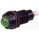 Marl Red Panel Mount Indicator 2V DC 20mA Solder Tab Termination Prominent Bezel 651-105-04