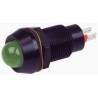 Marl Red Panel Mount Indicator 2V DC 20mA Solder Tab Termination Prominent Bezel 651-105-04