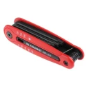 Facom 8-Piece Short Arm Torx Key Set TR8 to TR40, Compact Penknife Style 89R.JM8