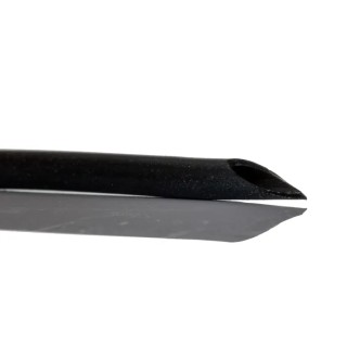 RS PRO Silicone Rubber Black Cable Sleeve 15m Length 1.5mm Diameter 0.5mm Wall Thickness 252-1717