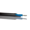 RS PRO Silicone Rubber Black Cable Sleeve 15m Length 1.5mm Diameter 0.5mm Wall Thickness 252-1717