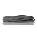 RS PRO Silicone Rubber Black Cable Sleeve 15m Length 1.5mm Diameter 0.5mm Wall Thickness 252-1717