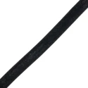 RS PRO Silicone Rubber Black Cable Sleeve 15m Length 1.5mm Diameter 0.5mm Wall Thickness 252-1717