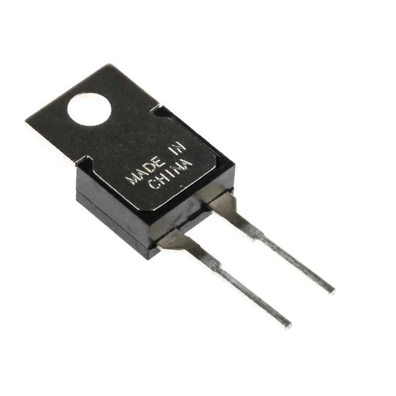 Airpax Bi-Metallic Thermostat, 70°C Closing Temperature, 130°C Max, Automatic Reset, 1A PCB Terminal 67F070