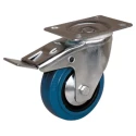 Guitel Hervieu Braked Swivel Castor 150 kg Capacity 100 mm Wheel Rubber 12707221