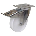 Guitel Hervieu Braked Swivel Castor 175 kg Capacity 150 mm Wheel Diameter Polypropylene 13510607