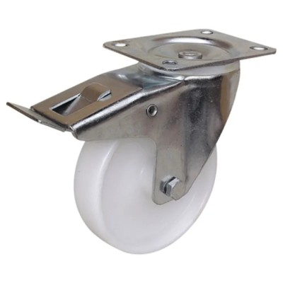 Guitel Hervieu Braked Swivel Castor 175 kg Capacity 150 mm Wheel Diameter Polypropylene 13510607