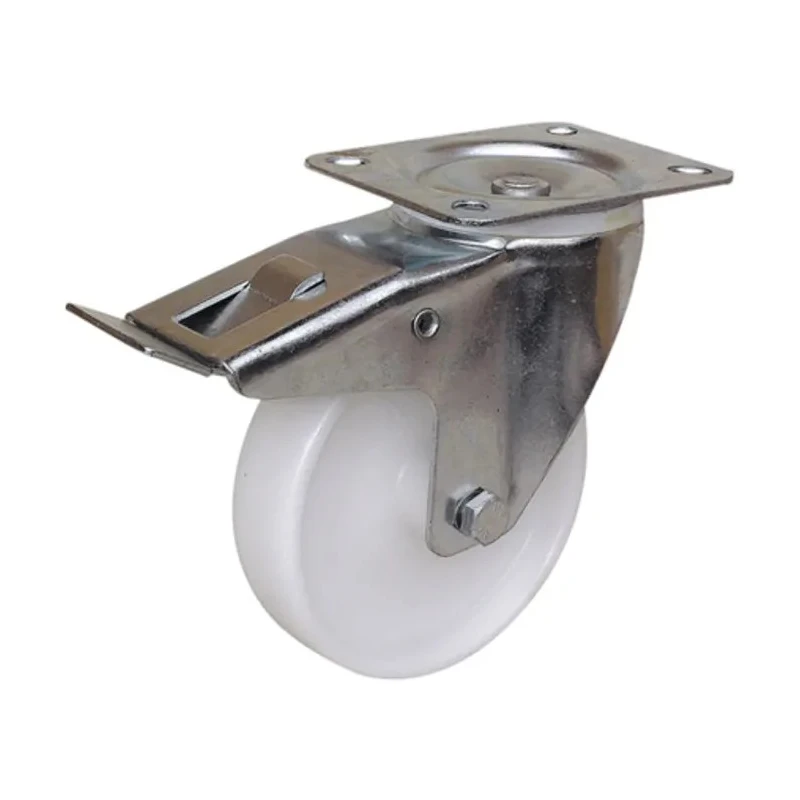Guitel Hervieu Braked Swivel Castor 175 kg Capacity 150 mm Wheel Diameter Polypropylene 13510607