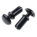 Essentra Nylon Snap Rivet 3.5 mm, 9 mm Length, Nylon Body, Plain Finish 255-9986
