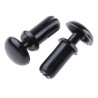 Essentra Nylon Snap Rivet 3.5 mm, 9 mm Length, Nylon Body, Plain Finish 255-9986