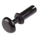 Essentra Nylon Snap Rivet 4 mm Diameter, 11 mm Length, Nylon Body, Plain Finish, RoHS Compliant 255-9992