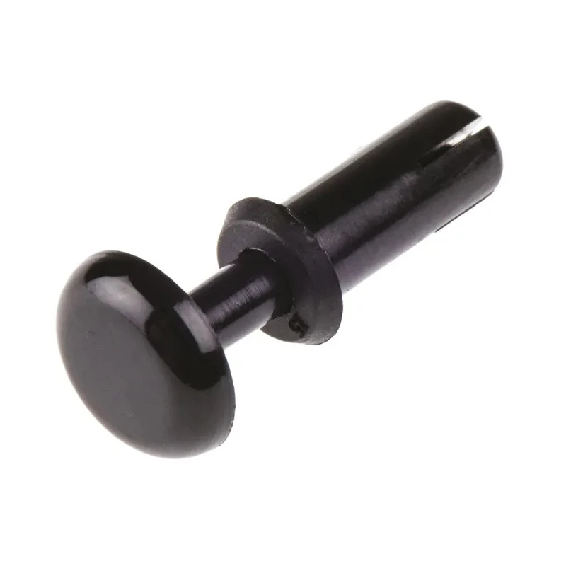Essentra Nylon Snap Rivet 4 mm Diameter, 11 mm Length, Nylon Body, Plain Finish, RoHS Compliant 255-9992