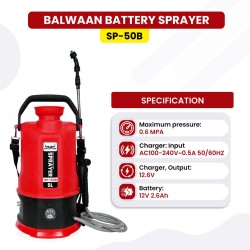 Balwaan SP-50B Li-ion Battery Sprayer MTAK-BA-SP-5593