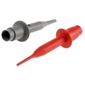 Fluke Grey and Red Hook Clip Oscilloscope Probe 2.5 mm Tip, 600V AC HC120
