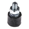FIBET Cylindrical M4 x 10 mm Anti-Vibration Mount Male Buffer Foot with 5.8 kg Compression, 10 mm Outside 1008VE10-45