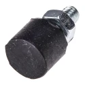 FIBET Cylindrical M4 x 10 mm Anti-Vibration Mount Male Buffer Foot with 5.8 kg Compression, 10 mm Outside 1008VE10-45