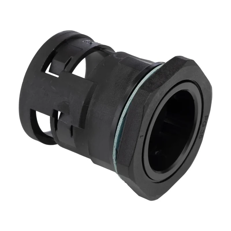 PMA Black Polyamide 6 Conduit Fitting 36 mm Nominal Size PG36 Thread IP68 Rating BVNV-P366