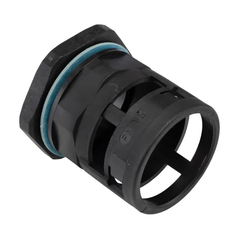 PMA Black Polyamide 6 Conduit Fitting 36 mm Nominal Size PG36 Thread IP68 Rating BVNV-P366