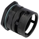 PMA Black Polyamide 6 Conduit Fitting 48 mm Nominal Size PG48 Thread IP68 Rated BVNV-P488